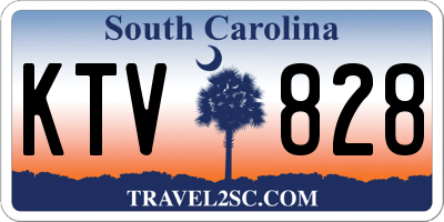 SC license plate KTV828