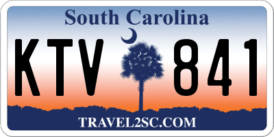 SC license plate KTV841