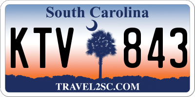 SC license plate KTV843
