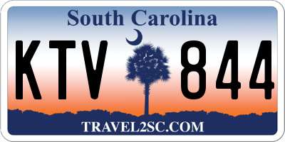 SC license plate KTV844
