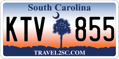 SC license plate KTV855