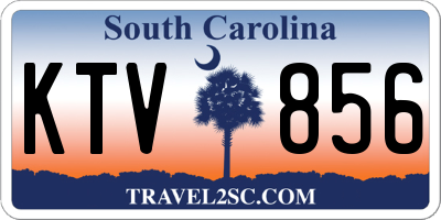 SC license plate KTV856