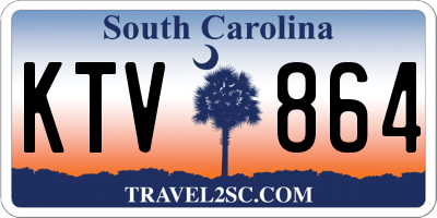 SC license plate KTV864