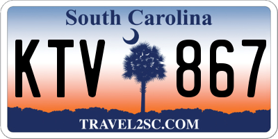 SC license plate KTV867