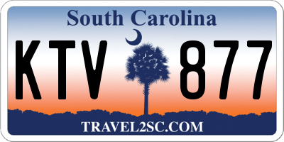SC license plate KTV877