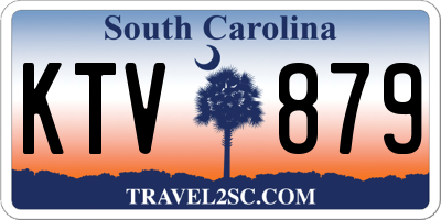 SC license plate KTV879