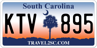 SC license plate KTV895