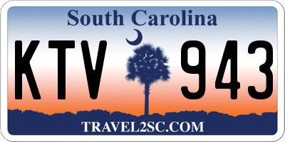 SC license plate KTV943