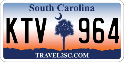 SC license plate KTV964