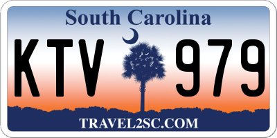 SC license plate KTV979