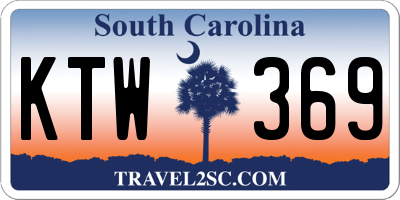 SC license plate KTW369