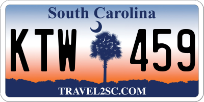 SC license plate KTW459