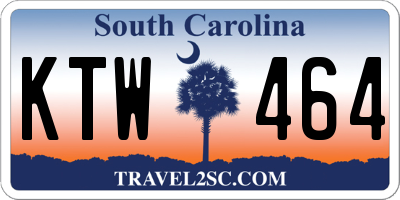 SC license plate KTW464