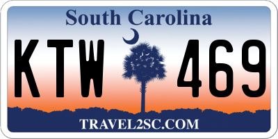 SC license plate KTW469