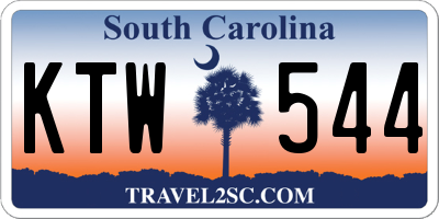 SC license plate KTW544