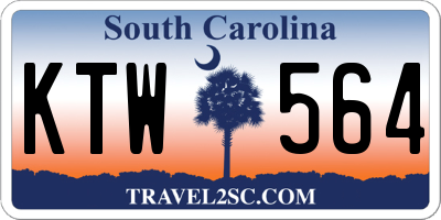 SC license plate KTW564