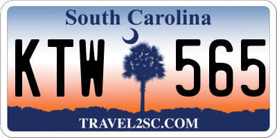 SC license plate KTW565