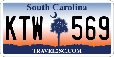 SC license plate KTW569