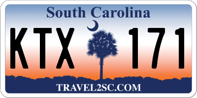 SC license plate KTX171