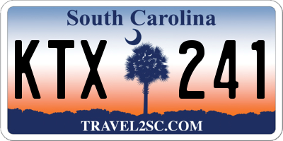 SC license plate KTX241