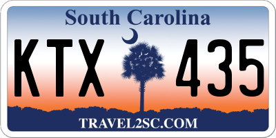 SC license plate KTX435