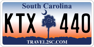 SC license plate KTX440