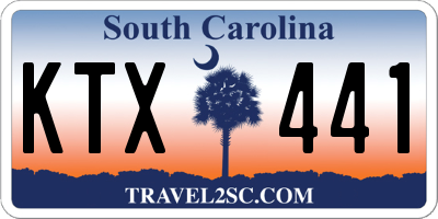 SC license plate KTX441