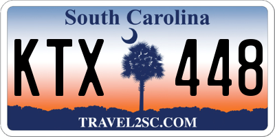 SC license plate KTX448