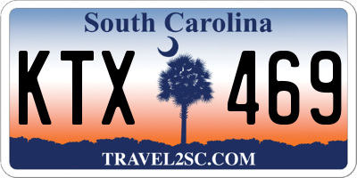 SC license plate KTX469