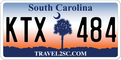 SC license plate KTX484