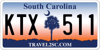 SC license plate KTX511