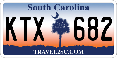SC license plate KTX682