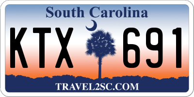 SC license plate KTX691