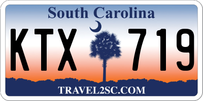 SC license plate KTX719
