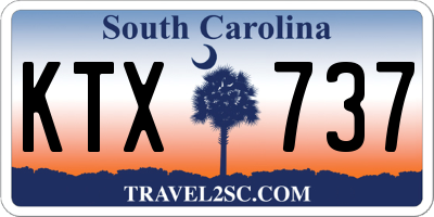 SC license plate KTX737
