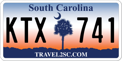 SC license plate KTX741