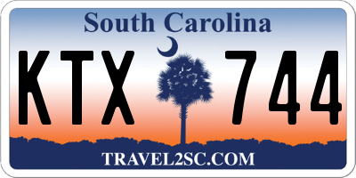 SC license plate KTX744
