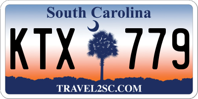 SC license plate KTX779