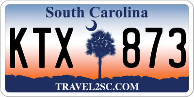 SC license plate KTX873