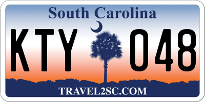 SC license plate KTY048