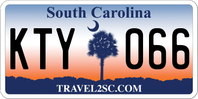 SC license plate KTY066