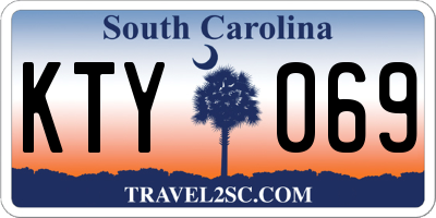 SC license plate KTY069