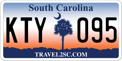 SC license plate KTY095