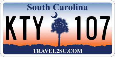 SC license plate KTY107