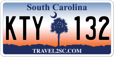 SC license plate KTY132