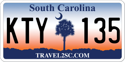 SC license plate KTY135