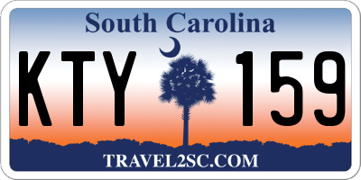 SC license plate KTY159