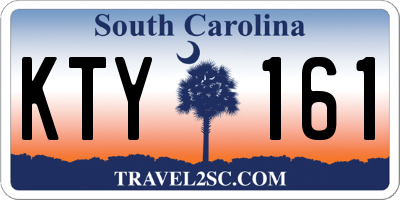 SC license plate KTY161