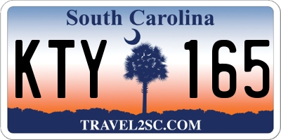 SC license plate KTY165