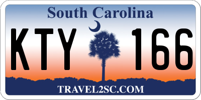 SC license plate KTY166